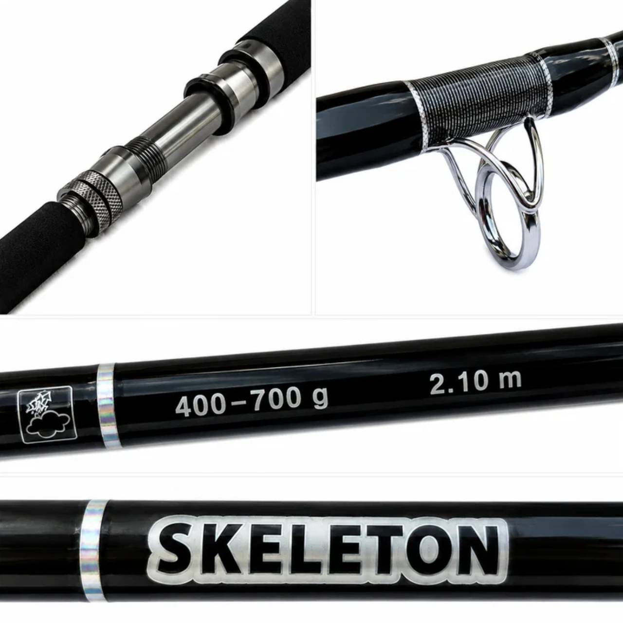 Připravte se na zimu i na trofejní úlovky s novinkami Westin 8 Pilkrovací prut IceFish Skeleton 2,1 m 400–700 g